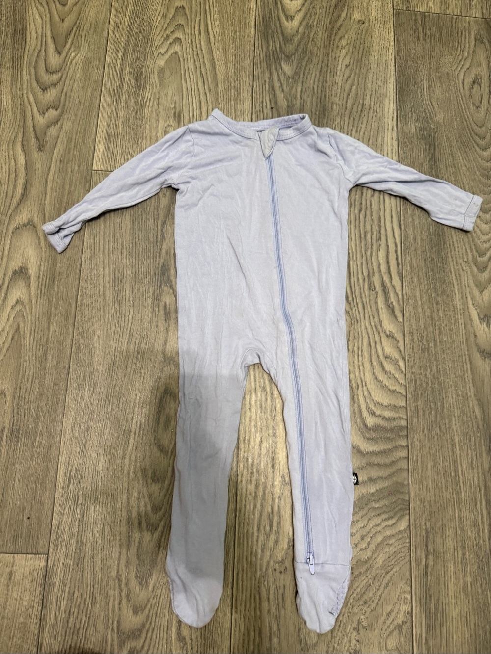 Kyte Baby light blue romper 6-12 months